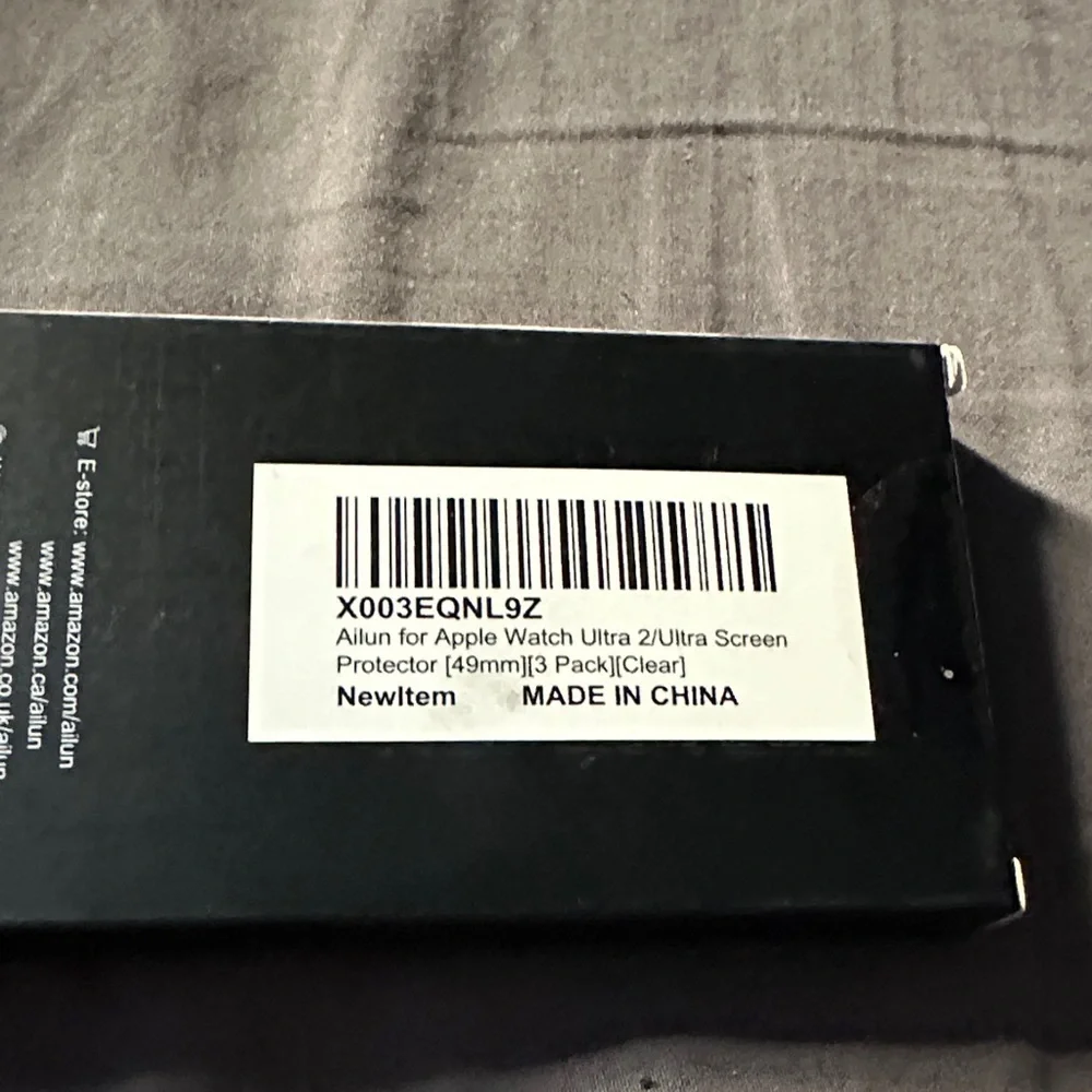 New Ailun Glass Screen Protector for Apple Watch Set of 3